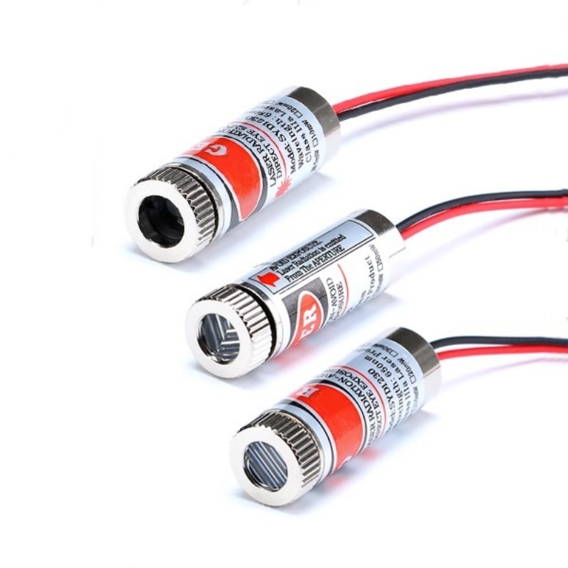 Diode Laser Module - 650 нм, 5 мВт, красная точка/линия/крест,