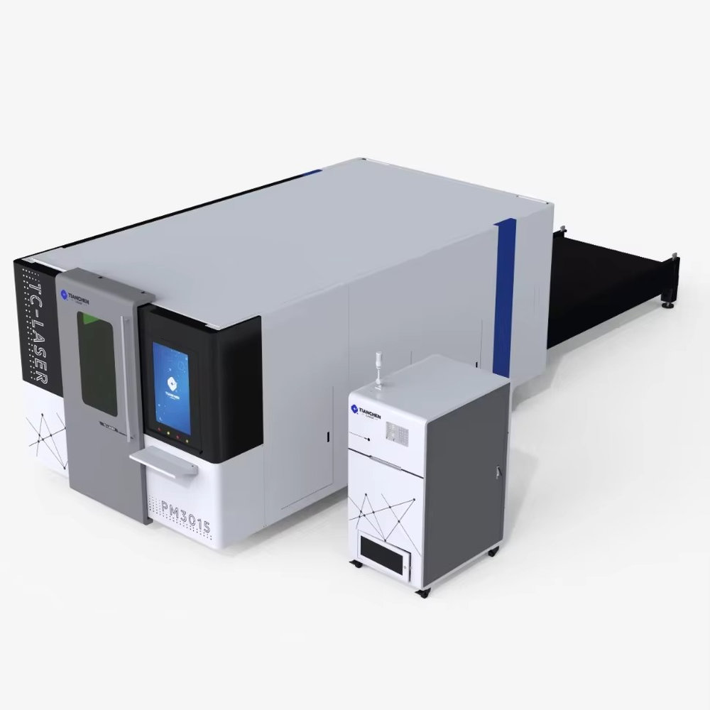 Industrial Laser Enclosure - Промышленный высокомощный волоконный лазерный станок для