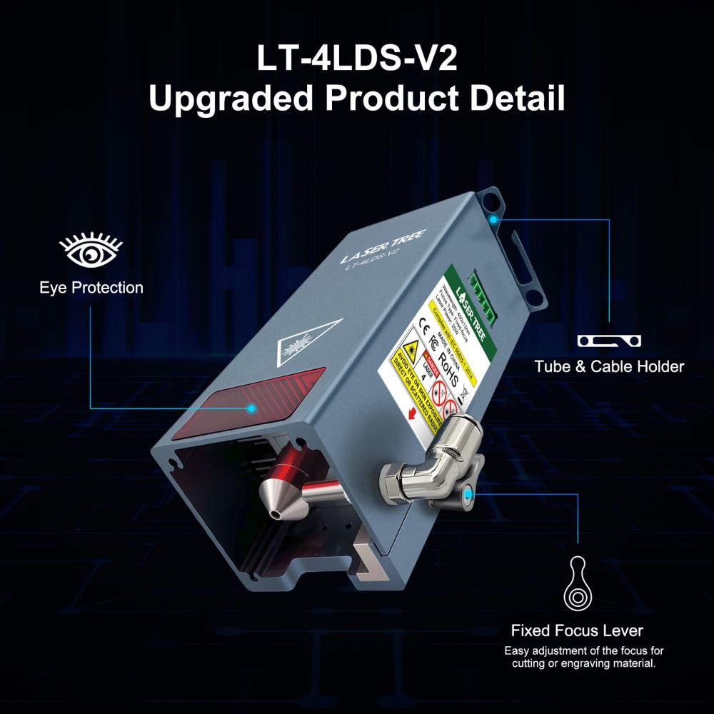 Модуль лазерного гравера оптич – обзор и цена Diode Laser Module