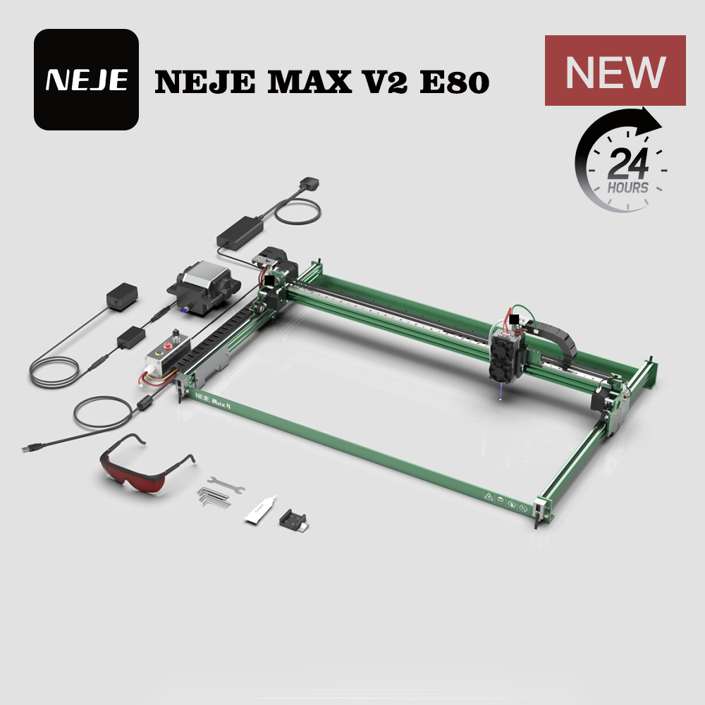 Лазерный гравер NEJE MAX V2 E8 – обзор и цена Industrial Grade Laser
