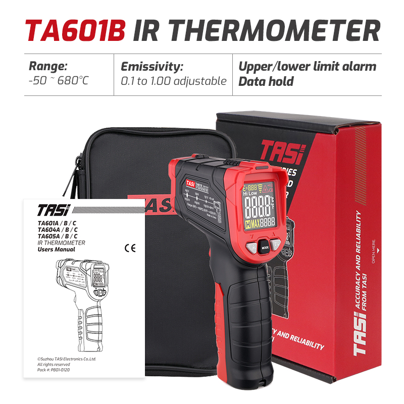 Инфракрасный термометр TASI TA – обзор и цена Industrial Laser Temperature